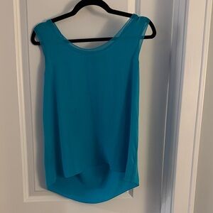 Vince Turquoise Sleeveless Women's Blouse